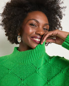 Jade $|& SEAS Countryside Mockneck Sweater - SOF Full Front