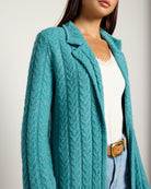 Deep Sea $|& SEAS Glenwood Coatigan - SOF Full Front