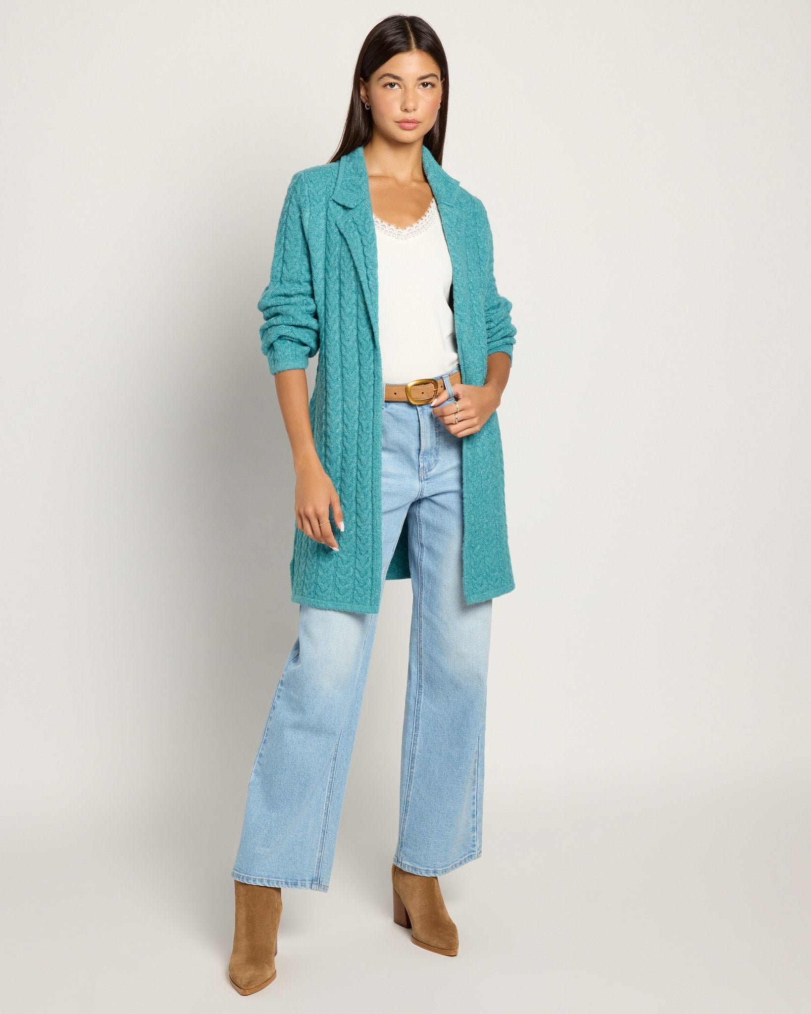 Deep Sea $|& SEAS Glenwood Coatigan - UGC On Fig