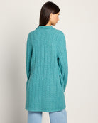 Deep Sea $|& SEAS Glenwood Coatigan - SOF Back