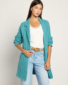 Deep Sea $|& SEAS Glenwood Coatigan - SOF Front