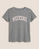 Heather Grey $|& SEAS Relaxed Sleep Tee - Hanger Detail