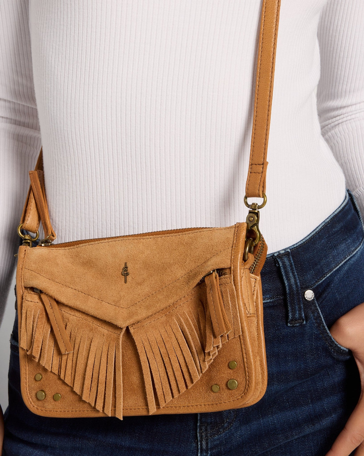 Saddle $|& Day & Mood Coco Multi Pocket Crossbody - SOF Full Front