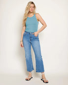 Wave $|& SEAS Laurel Ribbed Shelf Bra Tank - UGC On Fig