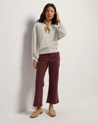 Cream $|& SEAS Sonder Cinch Sleeve Pullover - UGC On Fig