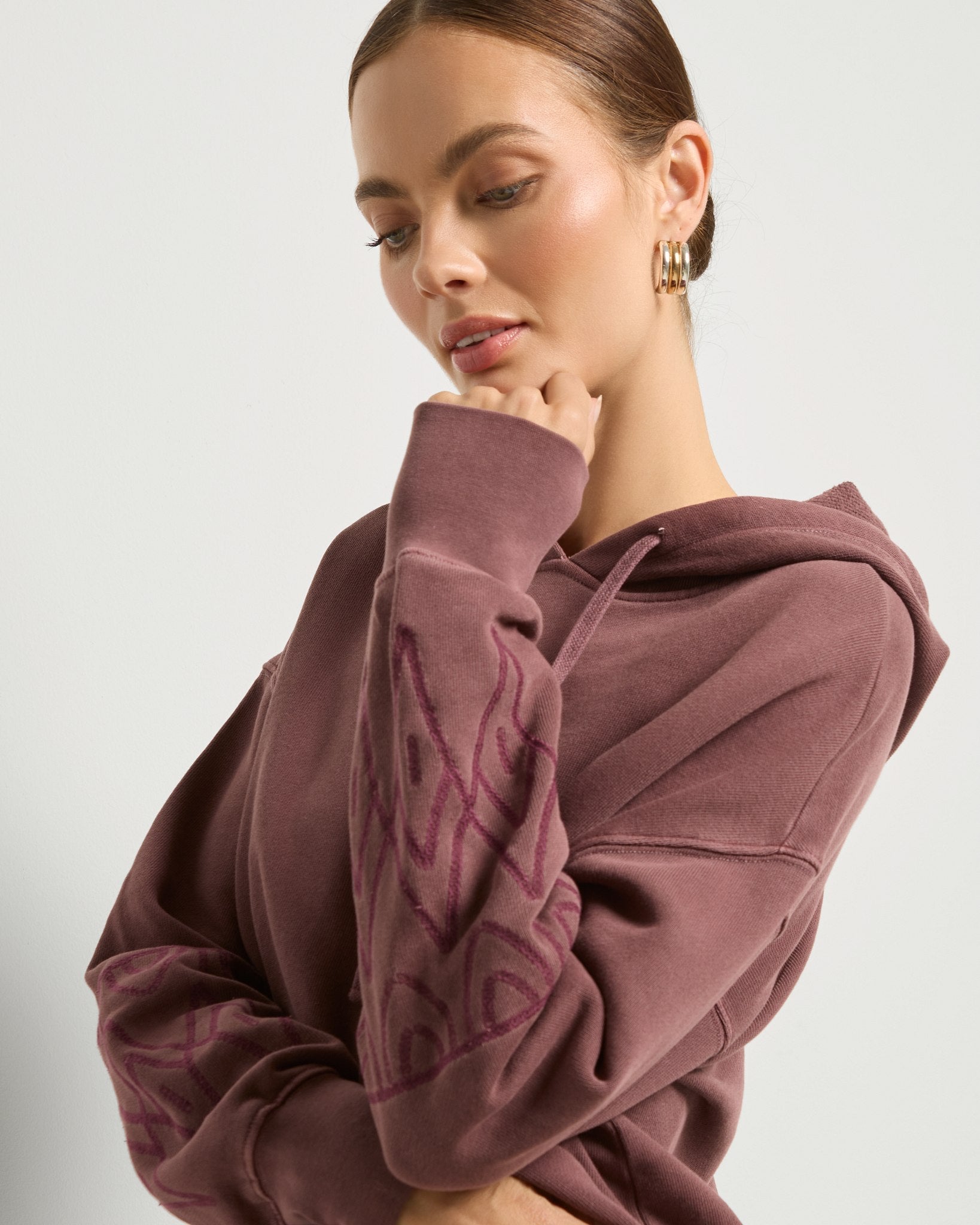 Black Cherry $|& SEAS Free Spirit Hoodie - SOF Full Front