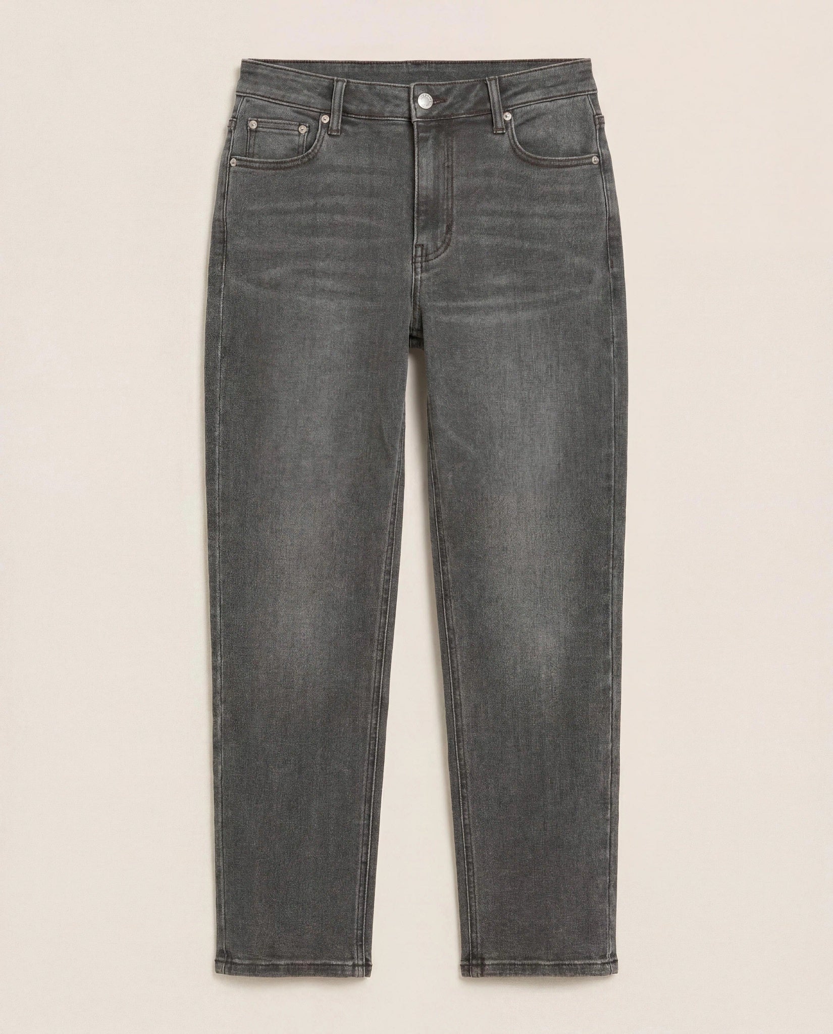 Grey Mist $|& SEAS Coastline Cropped Skinny Jean - Hanger Detail