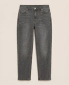 Grey Mist $|& SEAS Coastline Cropped Skinny Jean - Hanger Detail