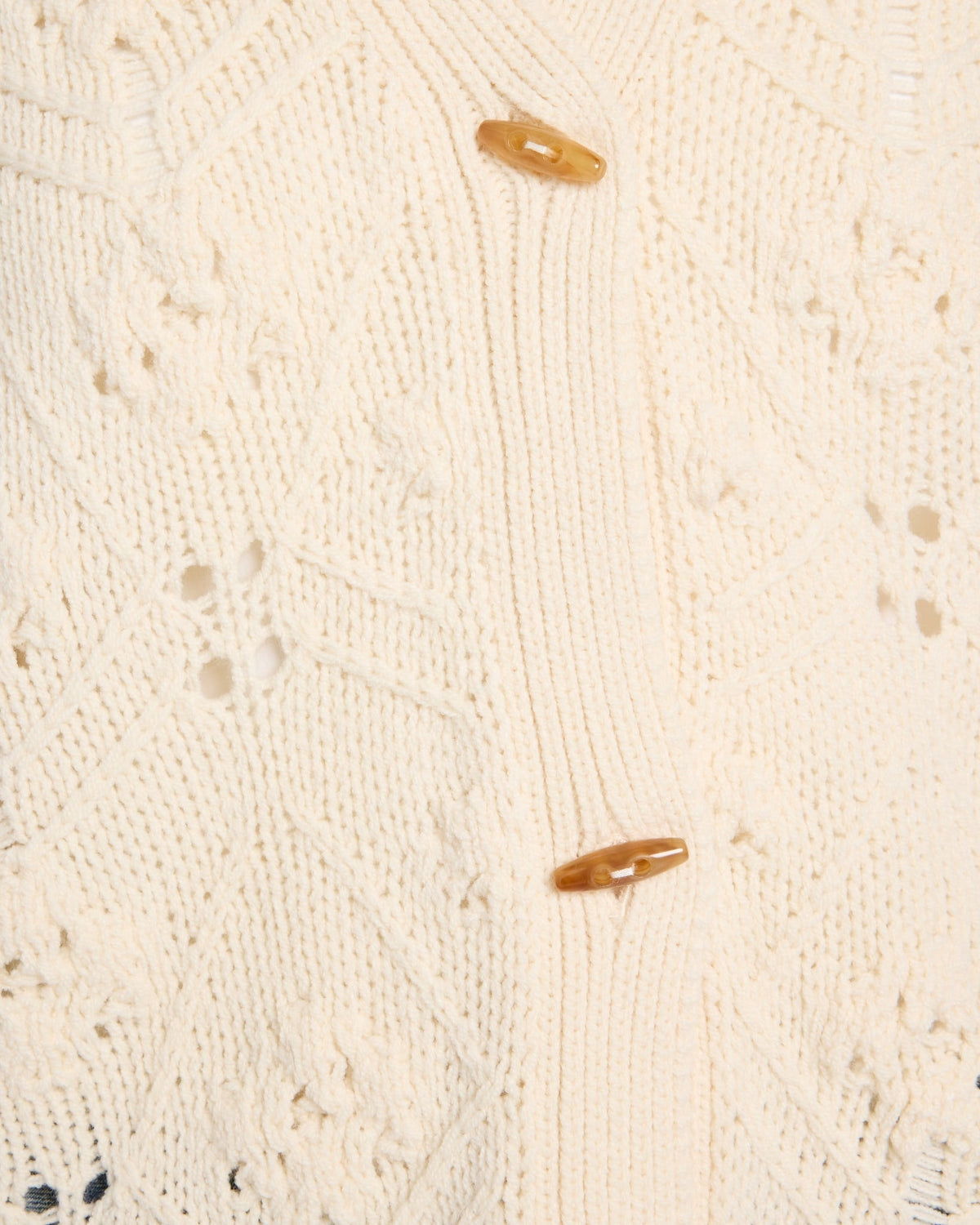 Cream $|& Herizon Sierra V-Neck Cardigan - SOF Full Front