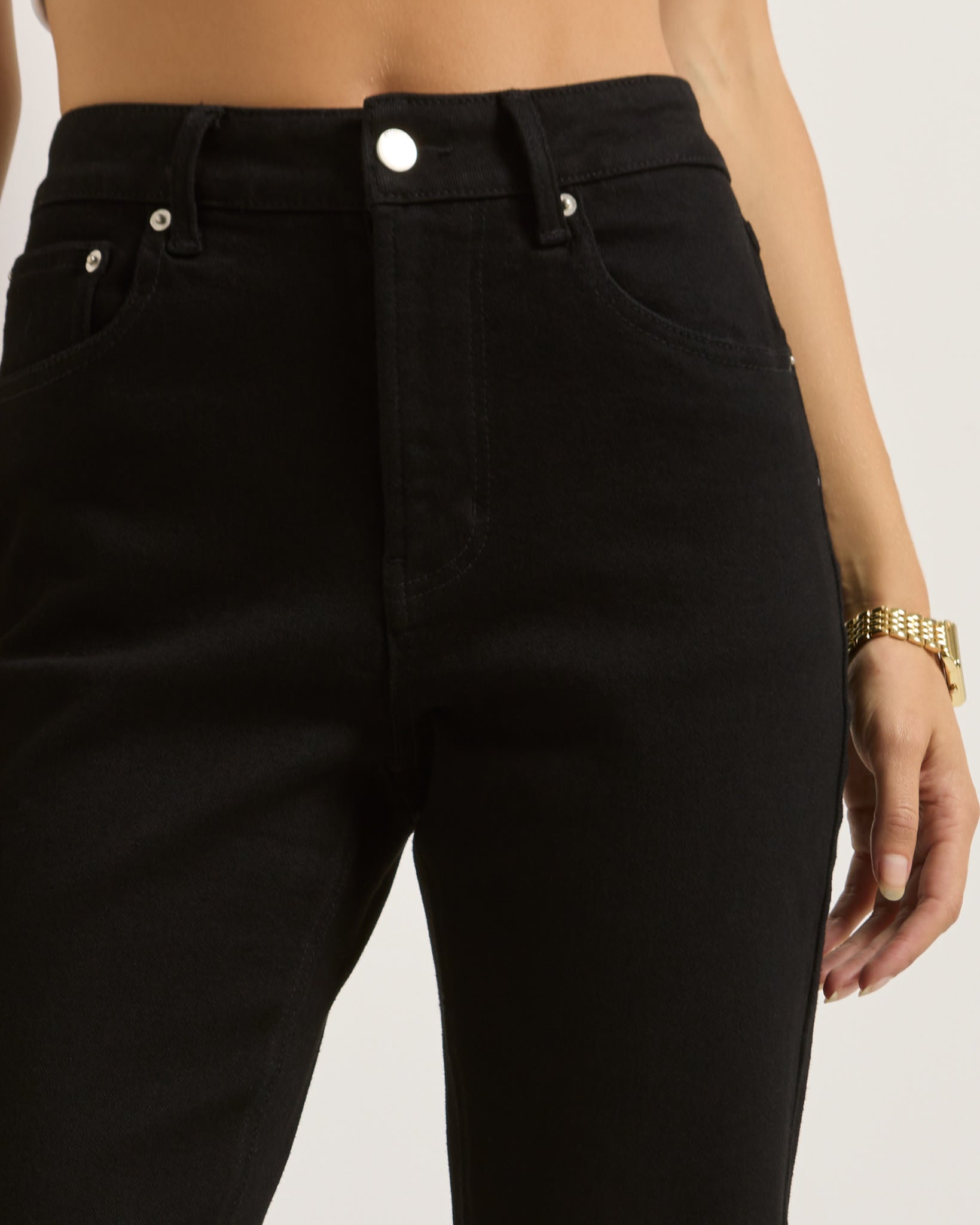 Black $|& SEAS Billy Bootcut Jean - VOF Front