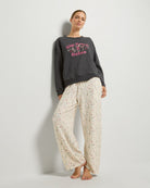Heather Obsidian $|& SEAS Topanga Crewneck Pullover - VOF Front