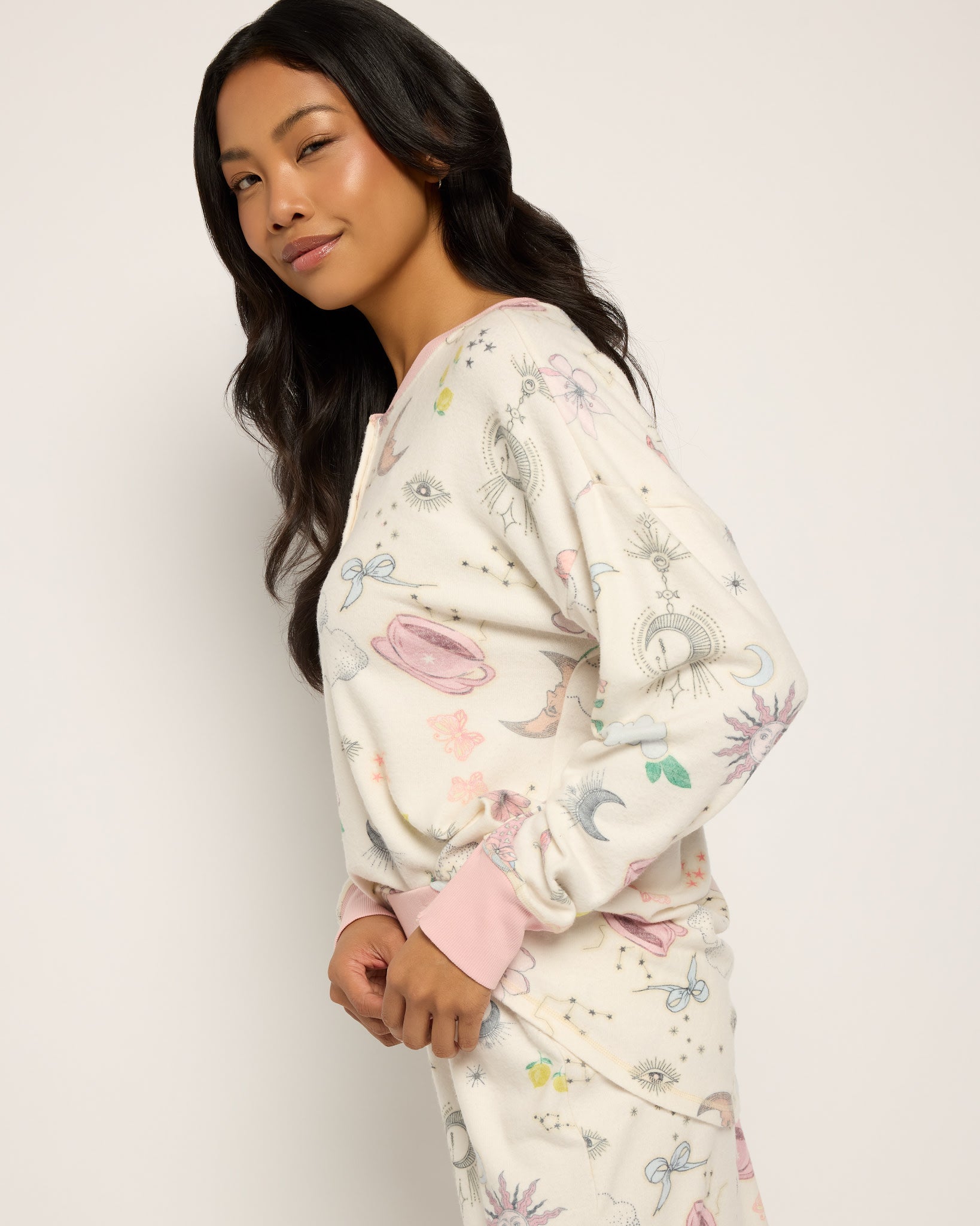 Cream $|& SEAS Dreamland PJ Set - VOF Front