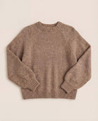 Heather Sandbar $|& SEAS Balloon Sleeve Crewneck Sweater - Hanger Detail