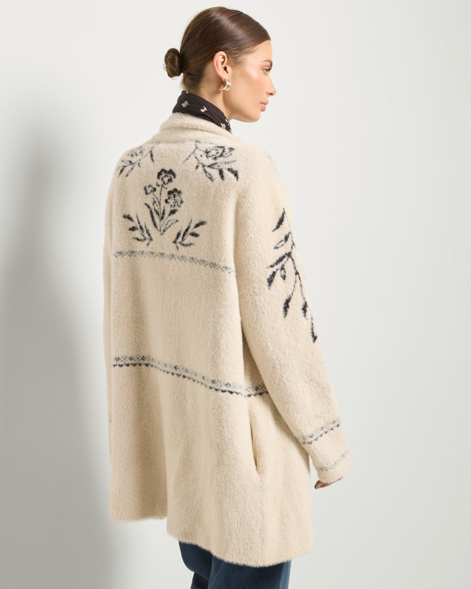 Cream $|& SEAS Luxe Coatigan - SOF Back