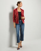 Maple $|& SEAS Aries Ruched Sleeve Blazer - UGC On Fig