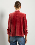 Maple $|& SEAS Aries Ruched Sleeve Blazer - SOF Back