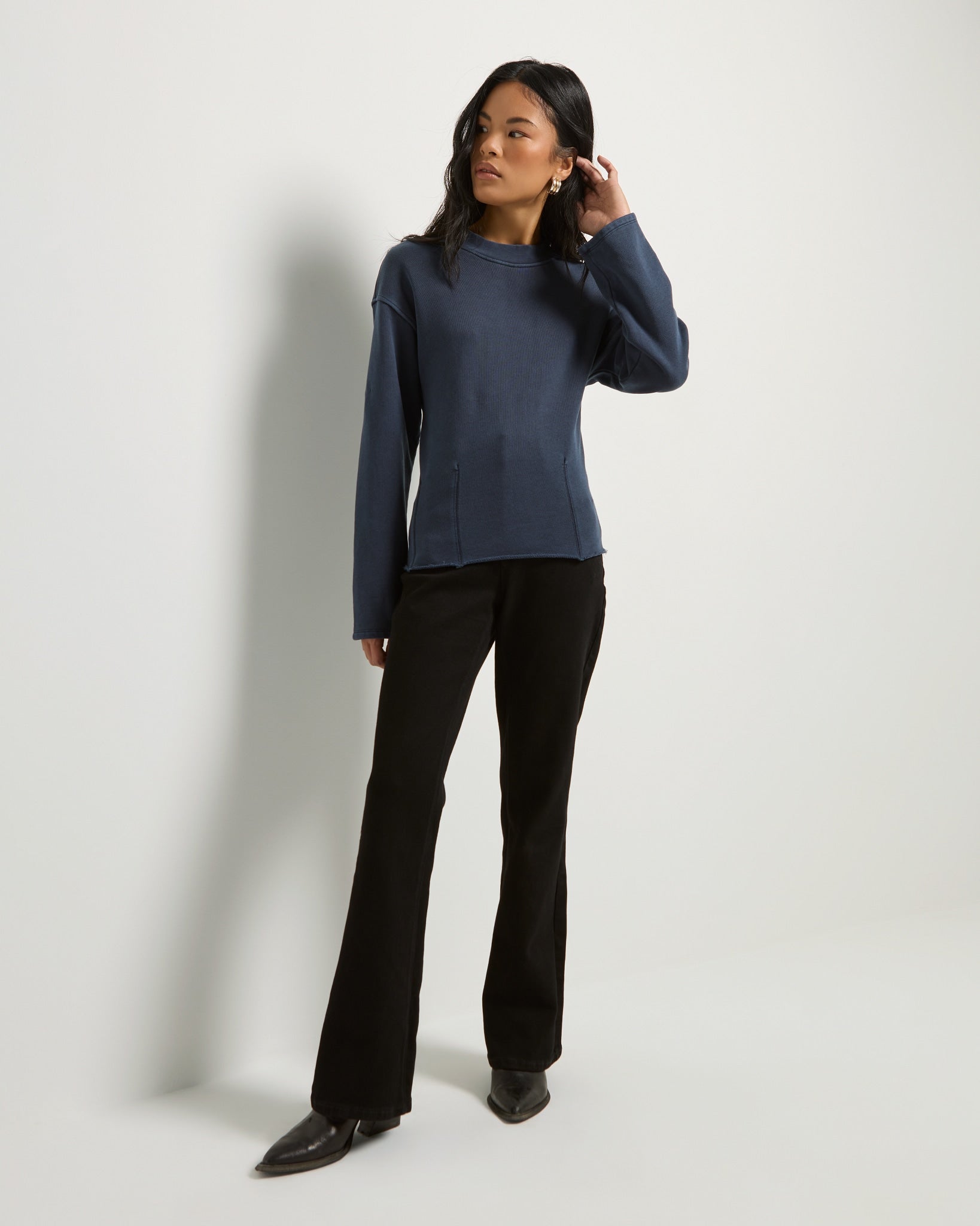 Mariner Midnight $|& SEAS Blaze Fitted Sweatshirt - UGC On Fig