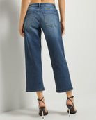 Rip Tide $|& SEAS Avery Cropped Straight Jean - SOF Back