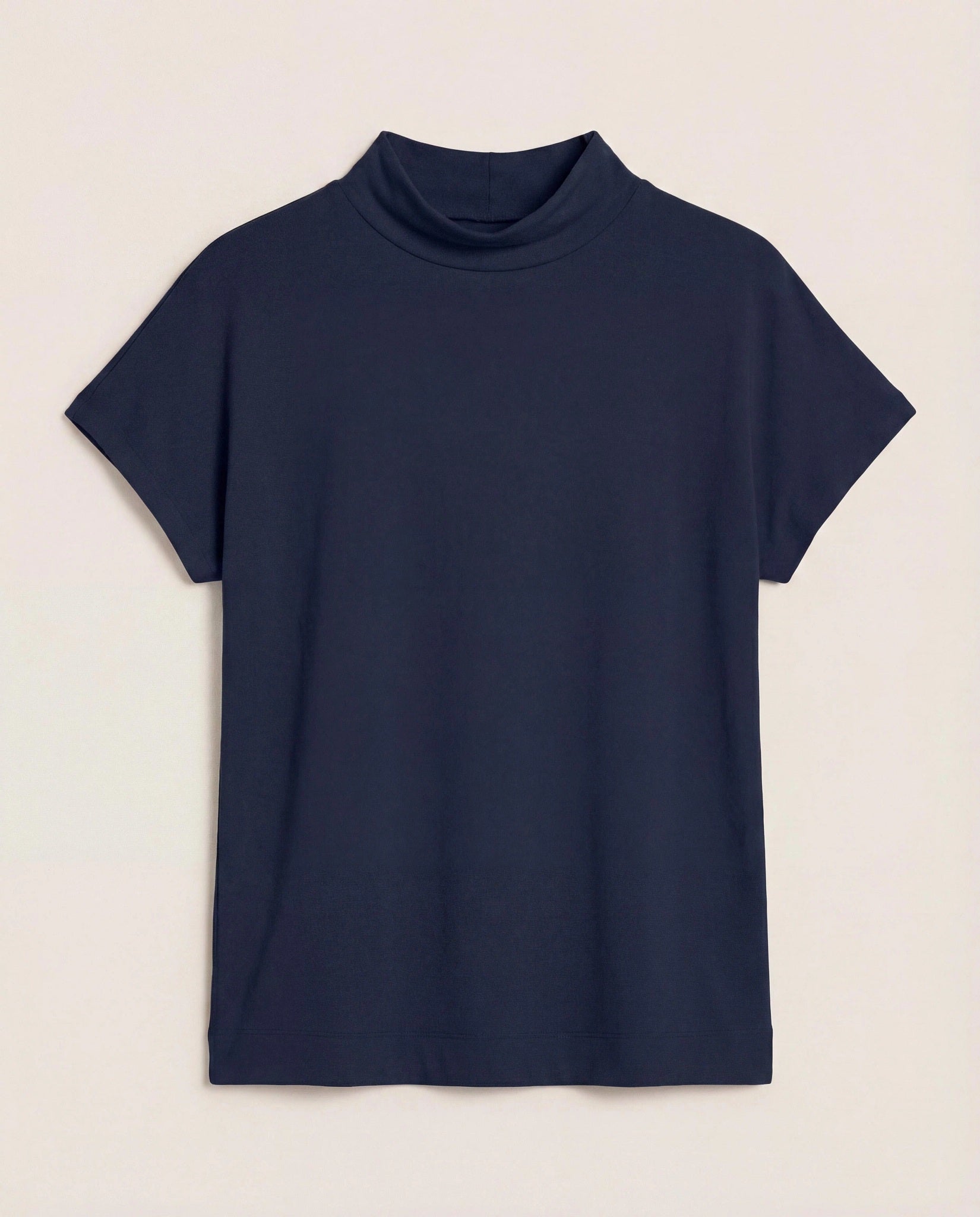 Mariner Midnight $|& SEAS Pier Funnel Neck Hacci Tee - Hanger Detail