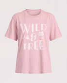 Tea Rose $|& SEAS Wild & Free Tides Graphic Tee - Hanger Detail
