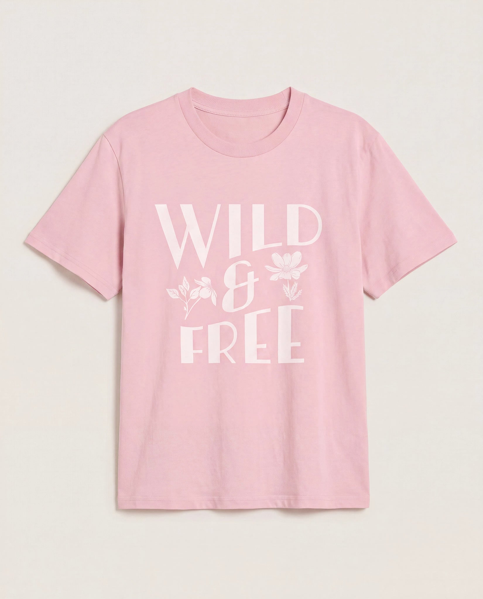 Tea Rose $|& SEAS Wild & Free Tides Graphic Tee - Hanger Detail