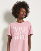 Tea Rose $|& SEAS Wild & Free Tides Graphic Tee - SOF Front