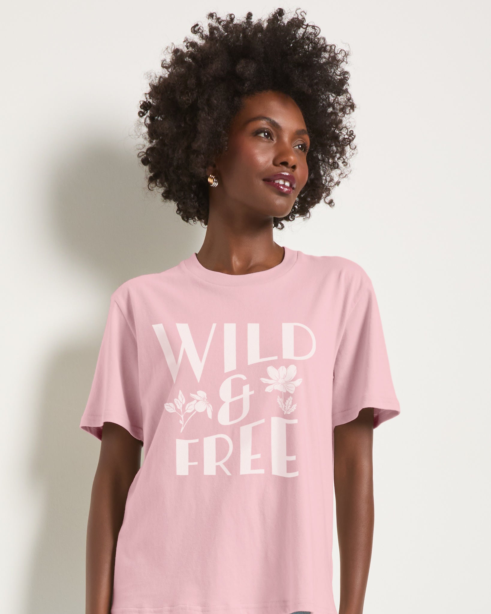 Tea Rose $|& SEAS Wild & Free Tides Graphic Tee - SOF Front