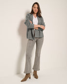 Light Heather Grey $|& SEAS Emerald Cardigan - UGC On Fig