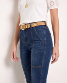 Rip Tide $|& SEAS Dame Seamed Skinny Jean - SOF Back