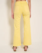 Sunshine $|& SEAS Acacia Button Wide Leg Twill Pant - SOF Back