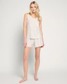 Ivory/Grey $|& SEAS Prisma Lounge Tank - UGC On Fig