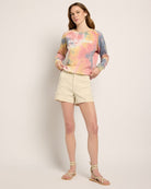 Butter Printed Tie Dye $|& SEAS Beach Bum Tie Dye Graphic Pullover - UGC On Fig