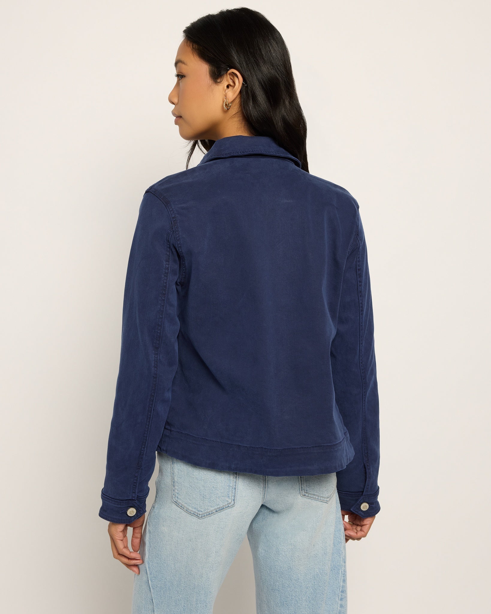 Sapphire $|& SEAS Potrero Twill Jacket - SOF Back