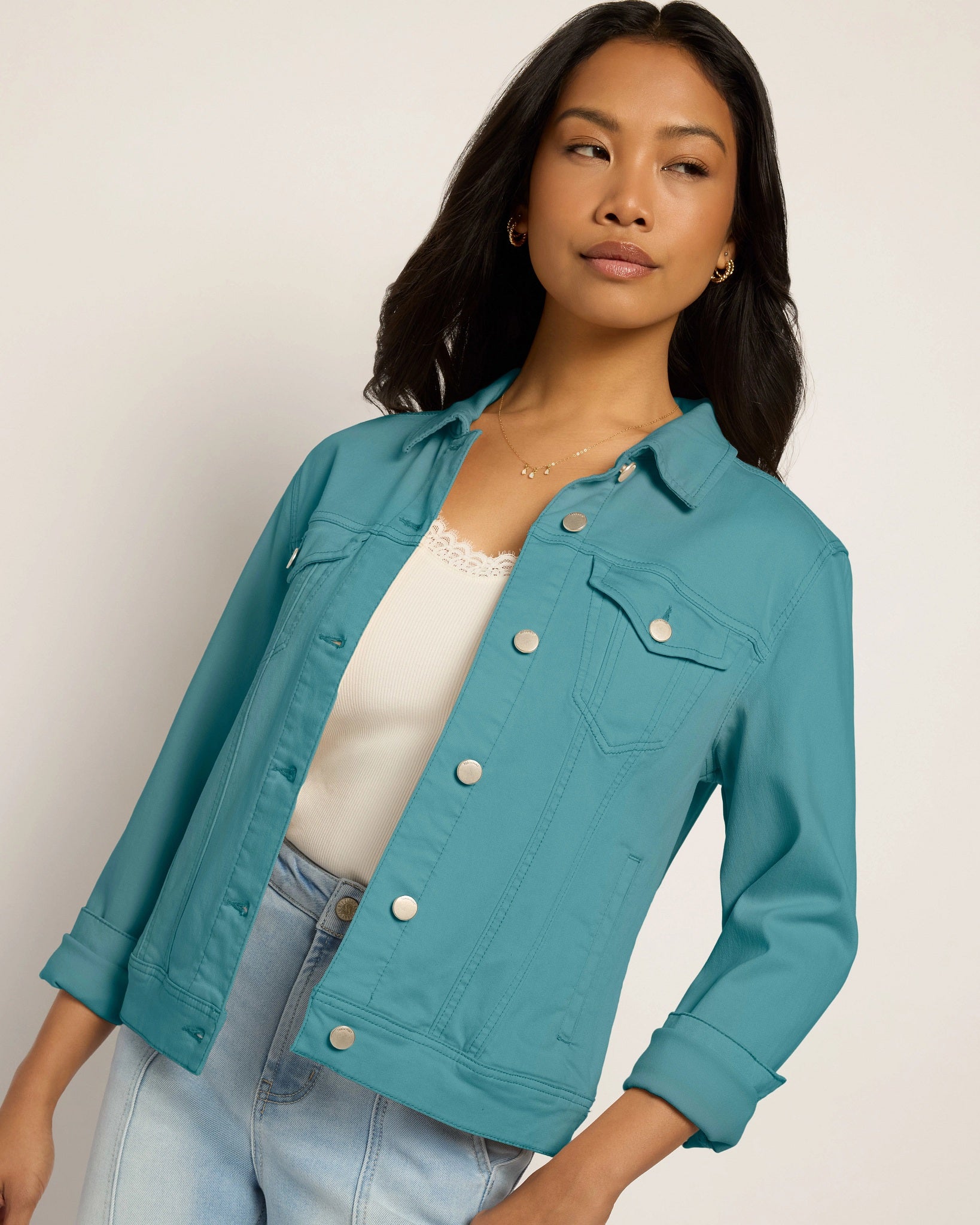 Sea Glass $|& SEAS Valencia Jacket - SOF Front