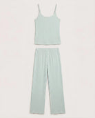Dusty Blue $|& SEAS Shooting Stars Pajama Set - Hanger Detail