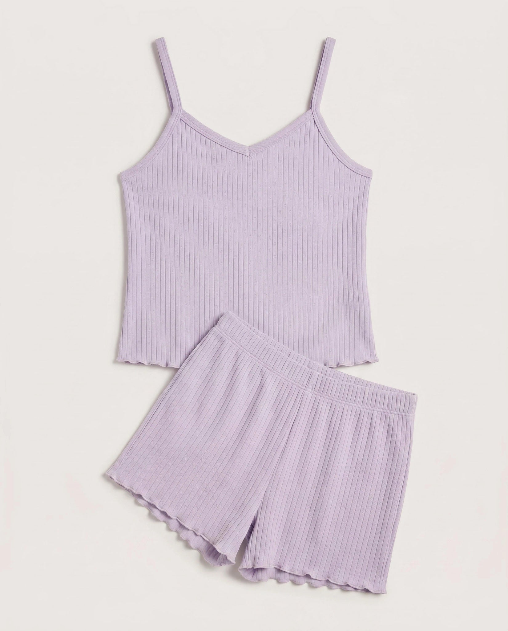 Lavender $|& SEAS Lovely Sleep Set - Hanger Detail