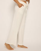 Cream $|& SEAS Posh Lounge Pant - VOF Front