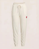 Cream $|& SEAS Shoreline Hacci "Heart" Graphic Jogger - Hanger Detail