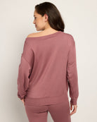 Rose $|& SEAS Over the Clouds One Shoulder Top - SOF Back