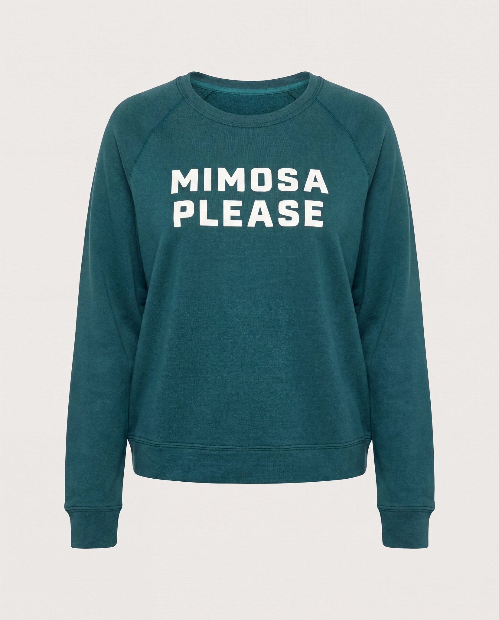 Reflecting Pond $|& SEAS Mimosa Please Solid Graphic Crew - Hanger Detail