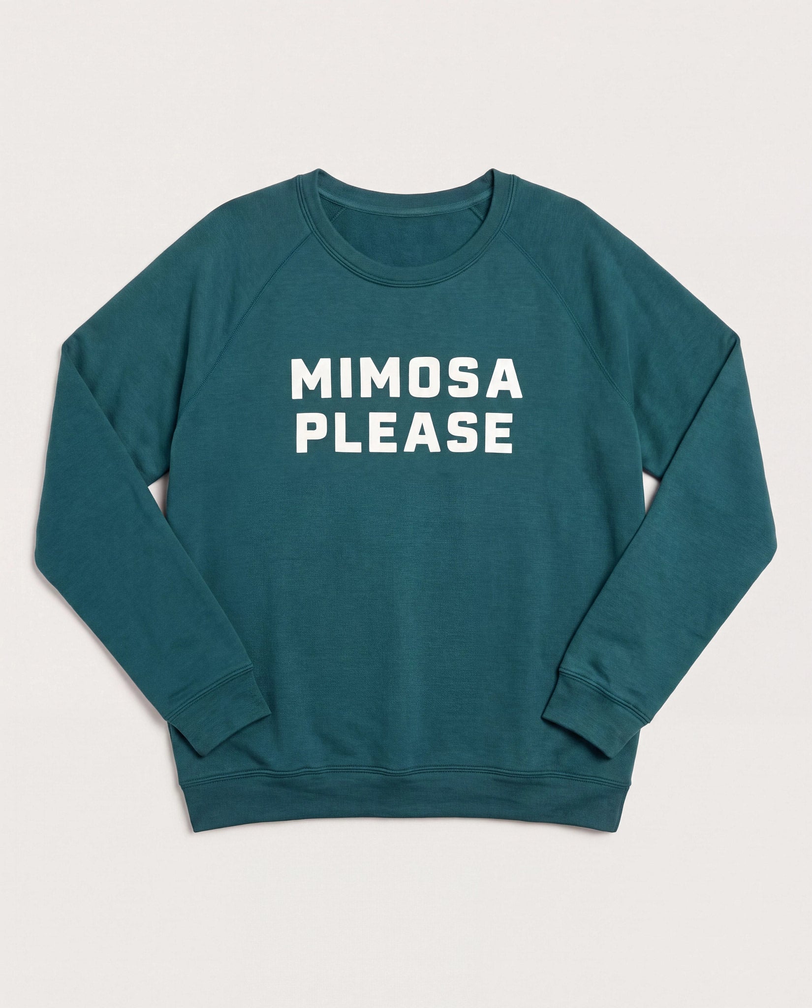 Reflecting Pond $|& SEAS Mimosa Please Solid Graphic Crew - Hanger Detail