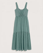 Seaglass $|& SEAS Lotus Ruffle Hem Dress - Hanger Detail
