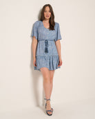 Indigo Haze $|& SEAS Waterway Dress - SOF Front
