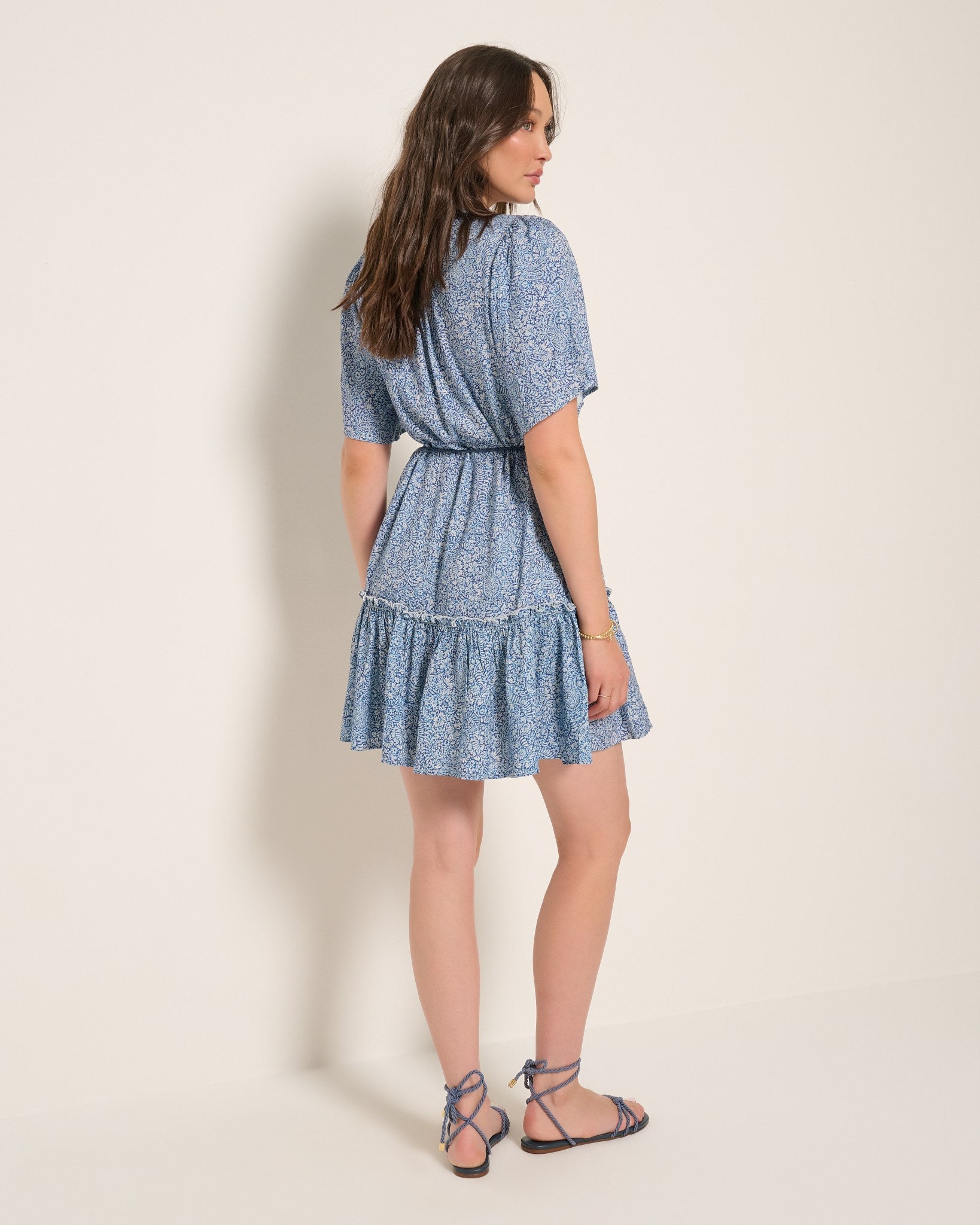 Indigo Haze $|& SEAS Waterway Dress - SOF Back