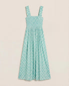 Seaglass $|& SEAS Westbreeze Printed Smocked Maxi Dress - Hanger Detail