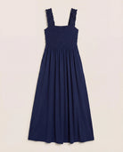 Navy $|& SEAS Westbreeze Smocked Maxi Dress - Hanger Detail