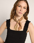 Black $|& SEAS Westbreeze Smocked Maxi Dress - SOF Full Front