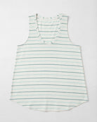 Natural/Seaglass $|& SEAS Surfside Stripe Scoop Tank - VOF Detail