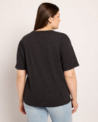 Faded Black $|& SEAS Floret Relaxed Graphic Tee - SOF Back