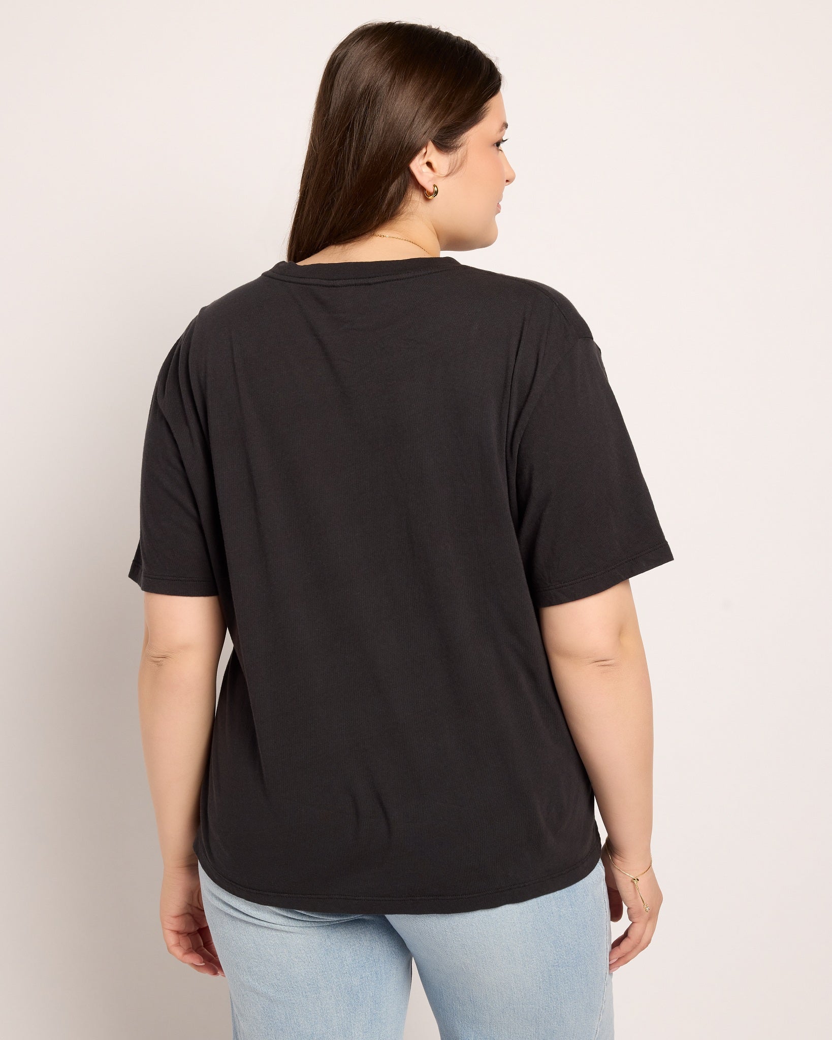 Faded Black $|& SEAS Floret Relaxed Graphic Tee - SOF Back